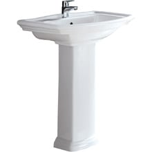 56cm Washington Pedestal Ceramic Basin